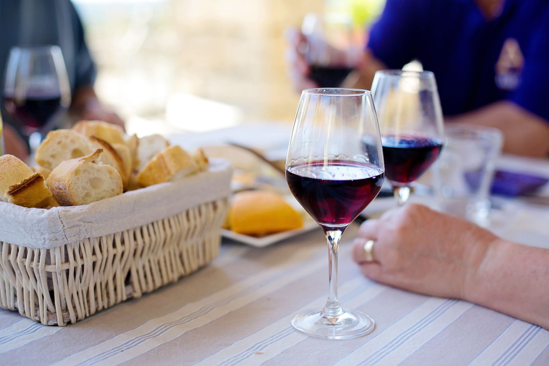 Wine and bread